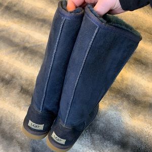 Navy Tall Uggs